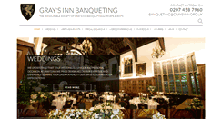 Desktop Screenshot of graysinnbanqueting.co.uk